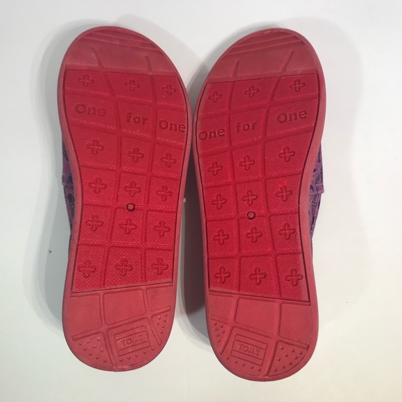 TOMS DISNEY IT’S A SMALL WORLD PINK PURPLE 1Y - Picture 6 of 7